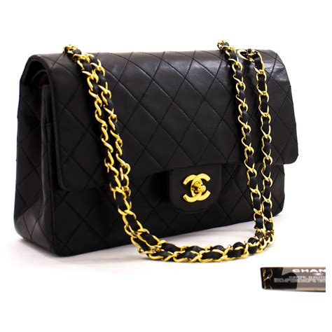 chanel purse black|black chanel purse price.